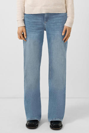 high waist wide leg jeans lichtblauw
