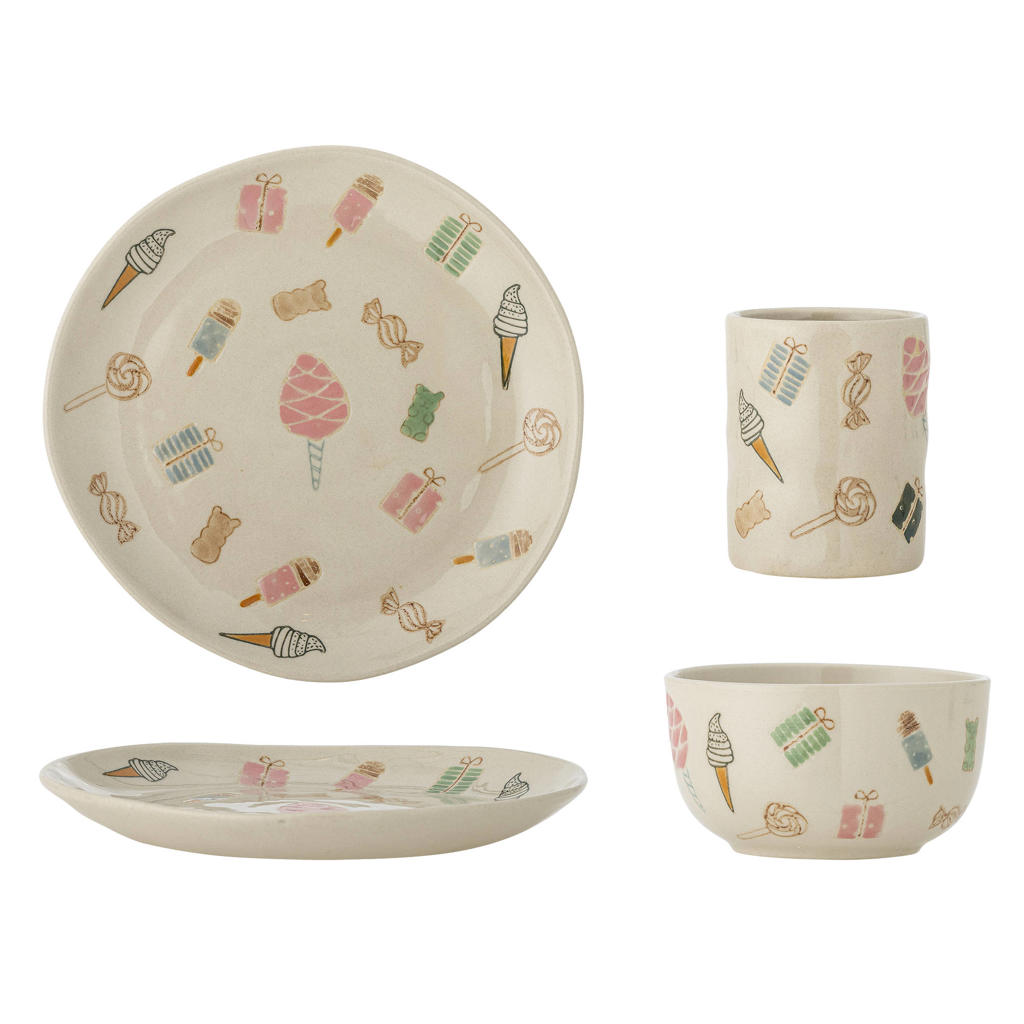 Bloomingville Mini serviesset Sweets (set van 3)