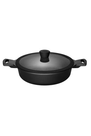  Hapjespan / Sauteerpan met deksel Fair Cooking ø 28 cm - standaard anti-aanbaklaag