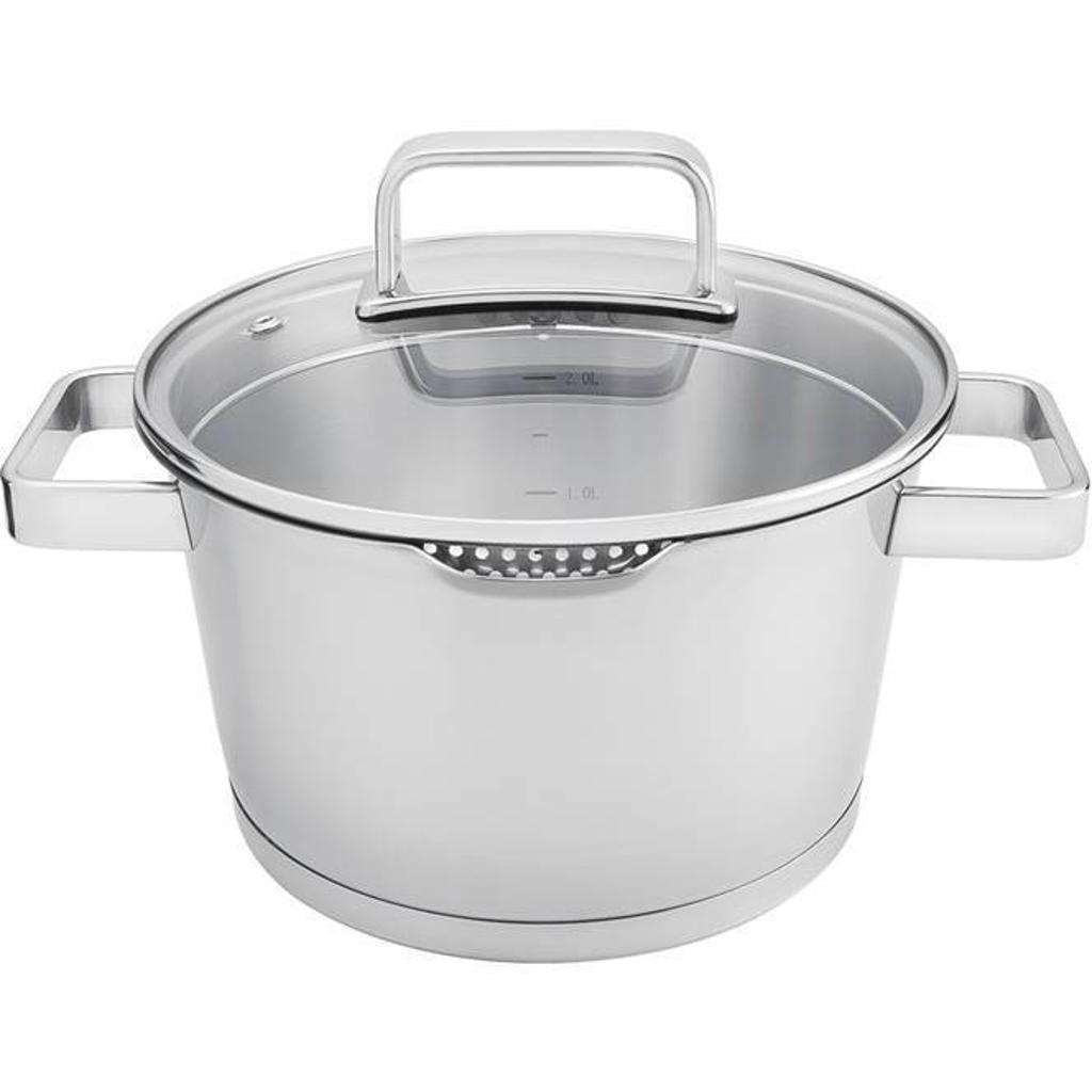 Sola Soeppan Diamond RVS Downdraft en Inductie geschikt ø 24 cm / 5.5 liter - geschikt voor alle warmtebronnen