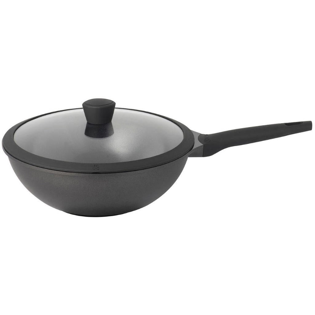 Sola Wokpan met deksel Ceramic Deluxe ø 30 cm - keramische anti-aanbaklaag