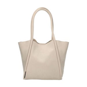 suede schoudertas Nalani beige