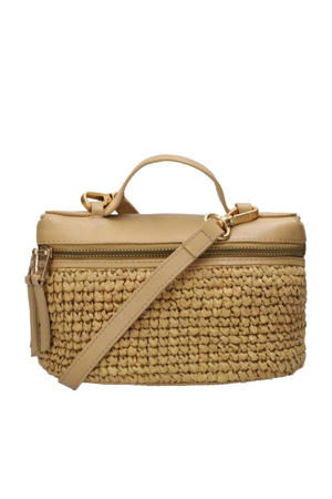 raffia crossbody tas Lori naturel