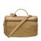 Fred de la Bretoniere raffia crossbody tas Lori naturel