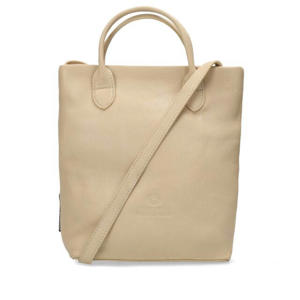 leren handtas Vicky beige