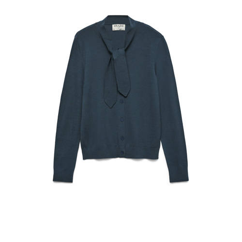 AWARE vest donkerblauw gebreid afbeelding