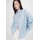 Grace & Mila gestreepte blouse lichtblauw