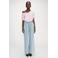 Grace & Mila high waist wide leg jeans light blue denim