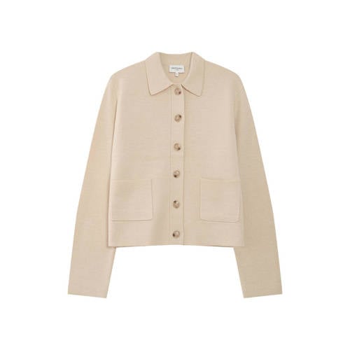 Grace & Mila gebreid vest crème afbeelding