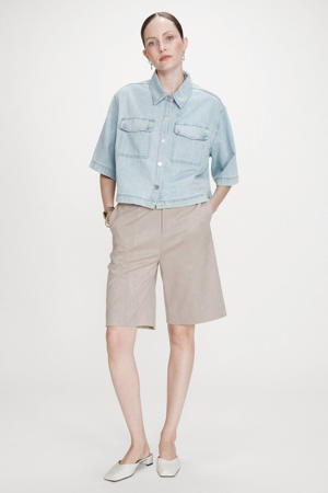 blouse light blue denim