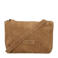 Shabbies Amsterdam suede crossbody tas Festival cognac