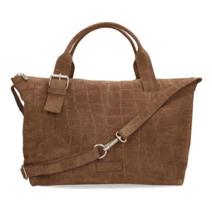 suede handtas Essie Laptop cognac