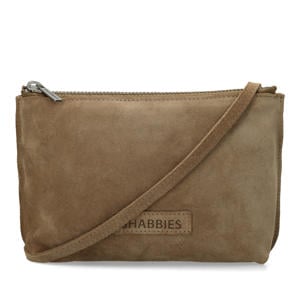 suede crossbody tas Festival beige