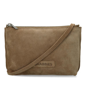 suede crossbody tas Festival beige