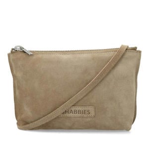 suede crossbody tas Festival taupe