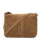Shabbies Amsterdam suede crossbody tas Saar bruin