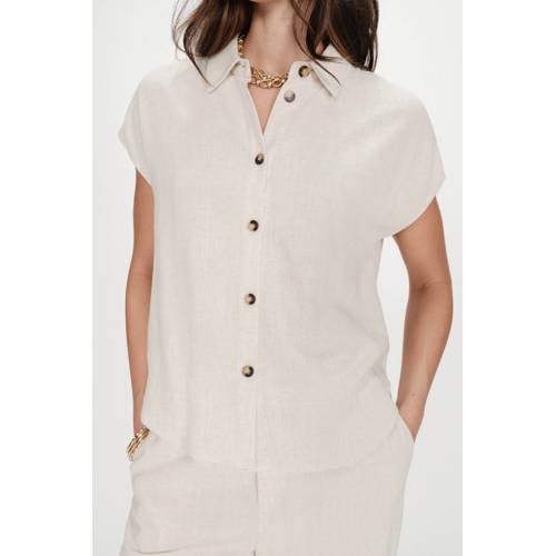 Grace & Mila blouse beige afbeelding