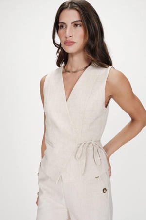 gilet beige