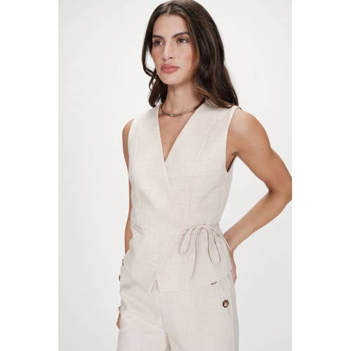 Grace & Mila gilet beige afbeelding