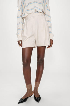 regular waist bermuda short beige
