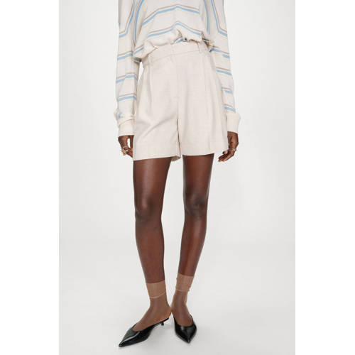 Grace & Mila regular waist bermuda short beige afbeelding