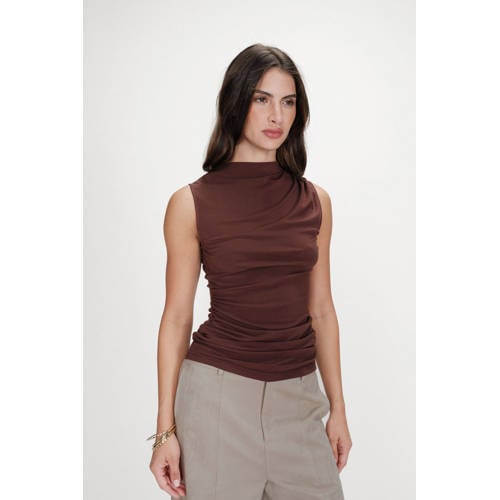 Grace & Mila top donkerbruin afbeelding