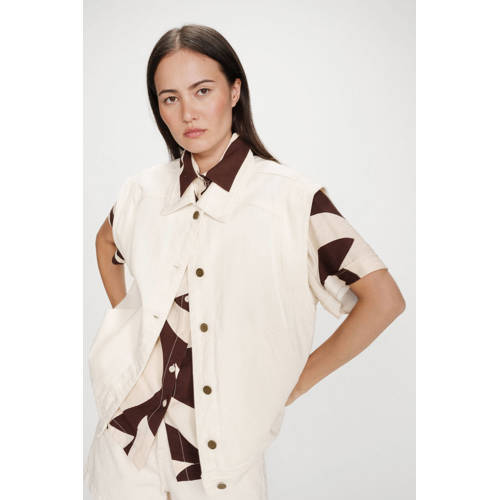 Grace & Mila blouse donkerbruin afbeelding