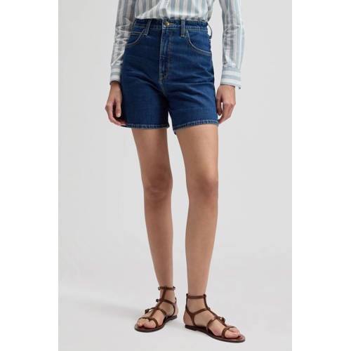 Lee denim high waist short dark blue denim afbeelding