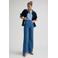 Lee high waist wide leg jeans medium blue denim