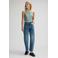 Lee high waist barrel jeans medium blue denim
