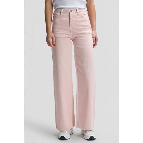 Lee STELLA high waist wide leg jeans lichtroze afbeelding