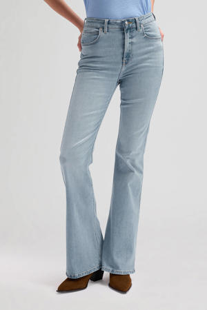 flared jeans light blue denim