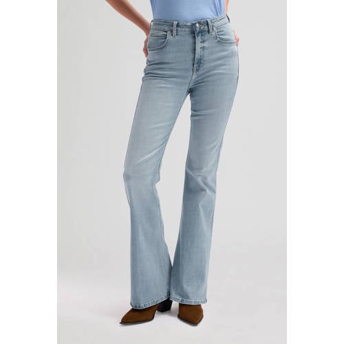 Lee flared jeans light blue denim afbeelding