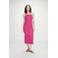 Grace & Mila linnen midi jurk roze