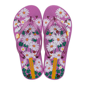 teenslippers paars/meerkleurig
