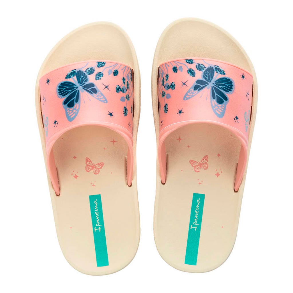 Roze meisjes Ipanema badslippers van polyester