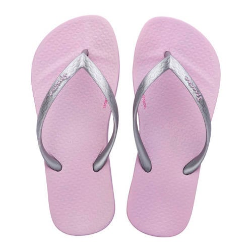 Ipanema Anatomic Color teenslippers roze/zilver – Lichtroze
