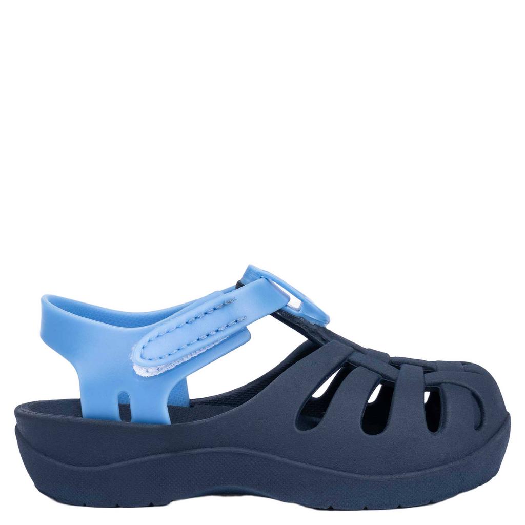Donkerblauwe meisjes Ipanema sandalen van rubber met klittenband