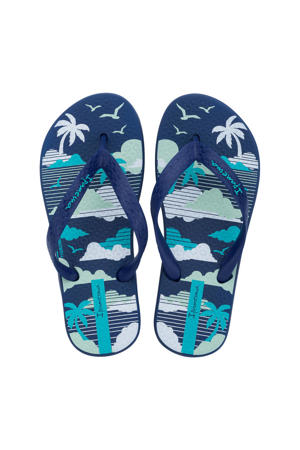 teenslippers donkerblauw