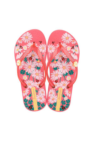 slippers roze/meerkleurig