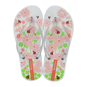 slippers wit/meerkleurig