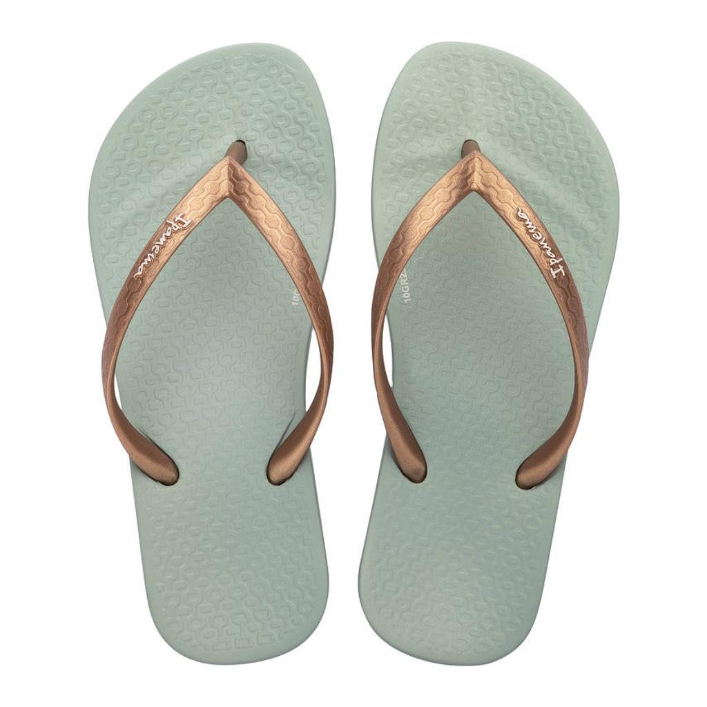 Mintgroene meisjes Ipanema Anatomic Color teenslippers van rubber