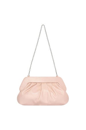 clutch Crinkle lichtroze