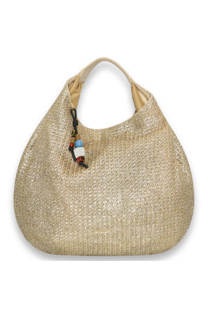 schoudertas Wave XL Hobo goudkleurig