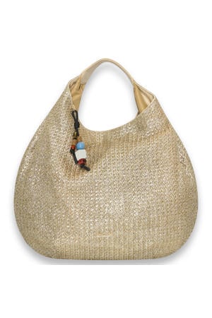 schoudertas Wave XL Hobo goudkleurig