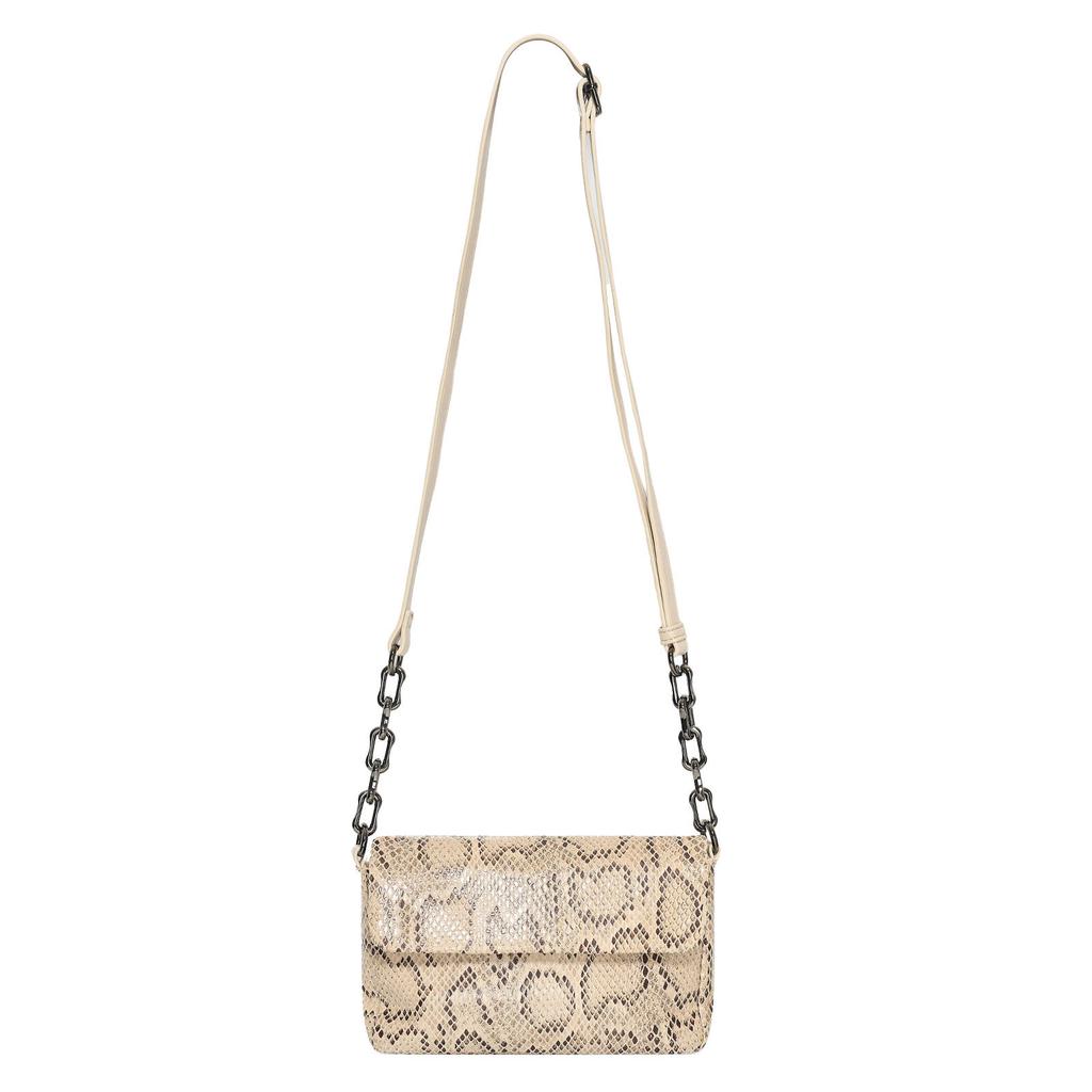 Bulaggi crossbody tas Snake crème
