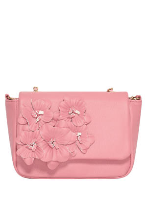 crossbody tas Flowers roze