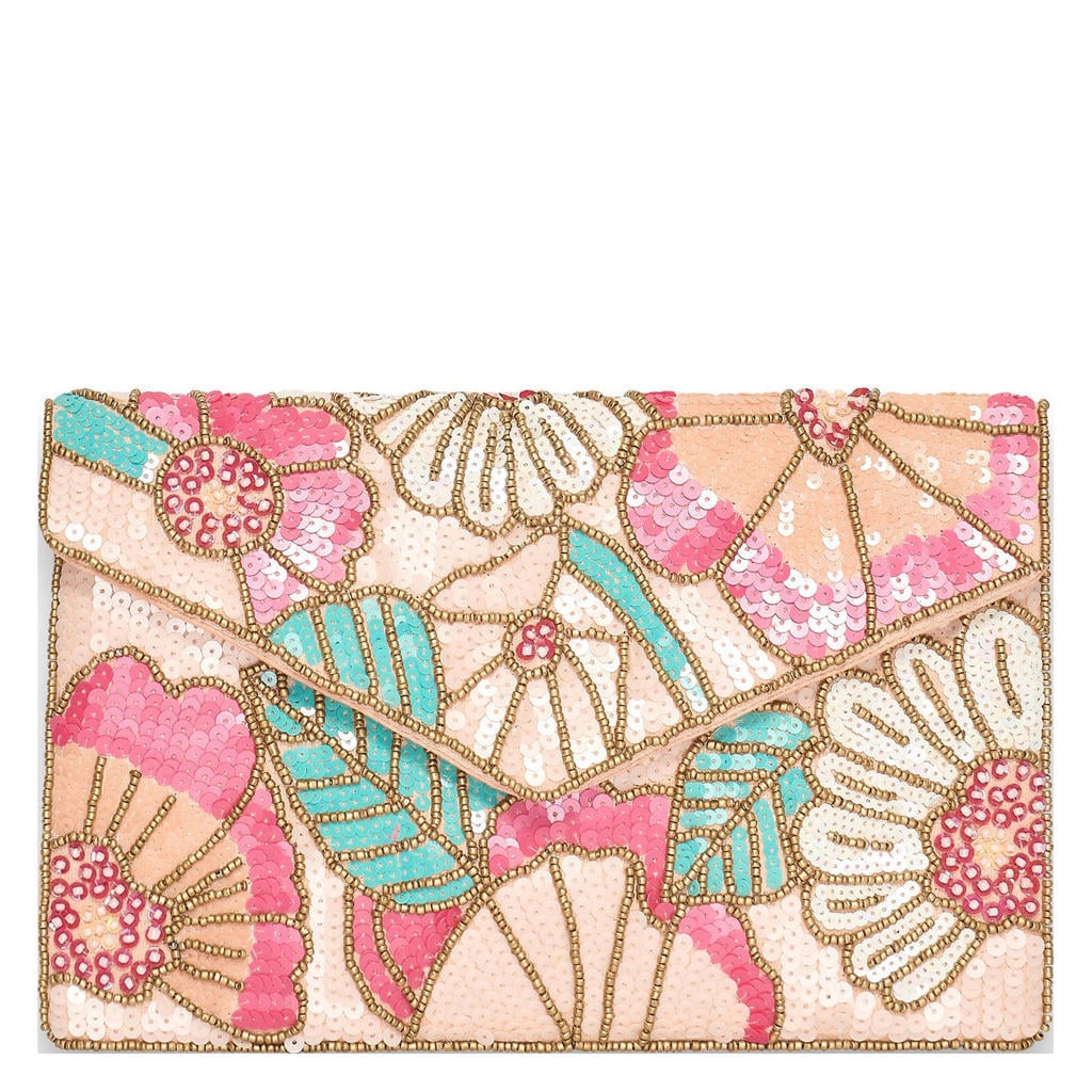 Bulaggi clutch Flowers roze