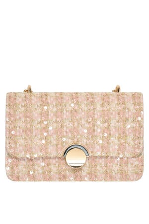 crossbody tas Carly lichtroze