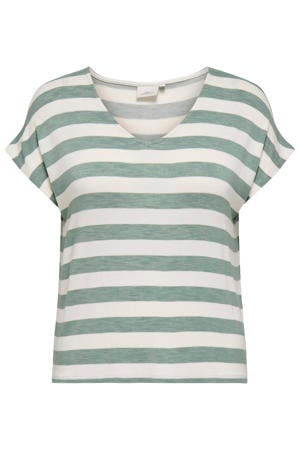 gestreepte top groen